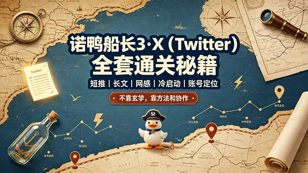 诺鸭船长3·X(Twitter-52项目站
