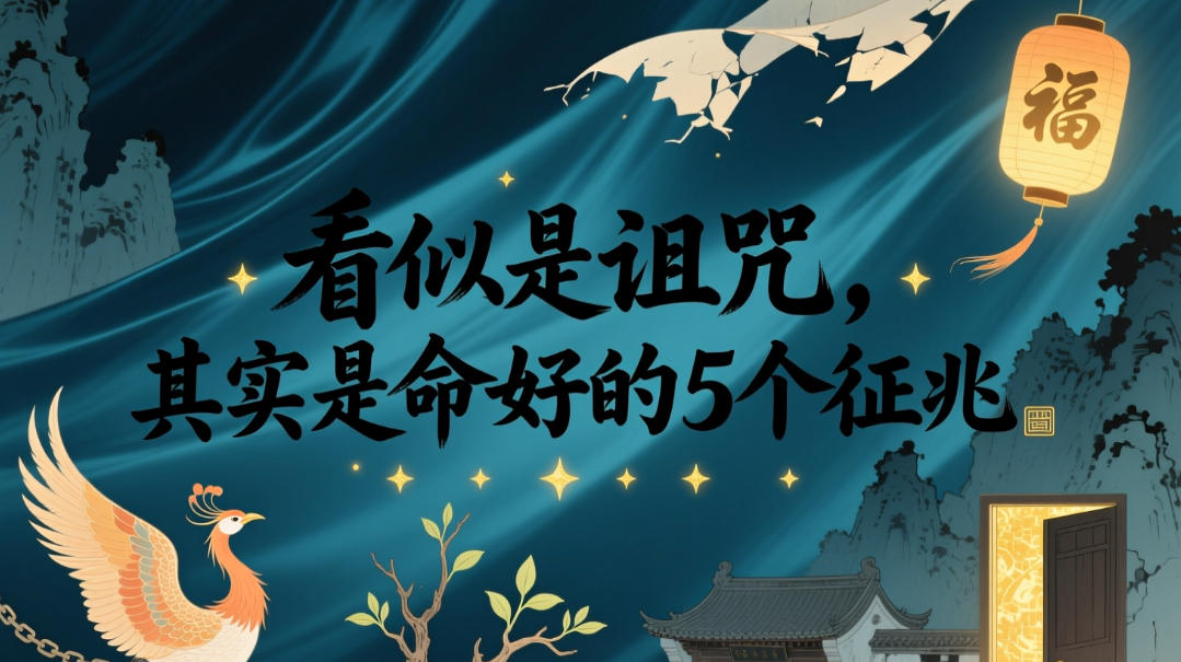 付费文章：看似是诅咒，其实是命好的5个征兆-52项目站