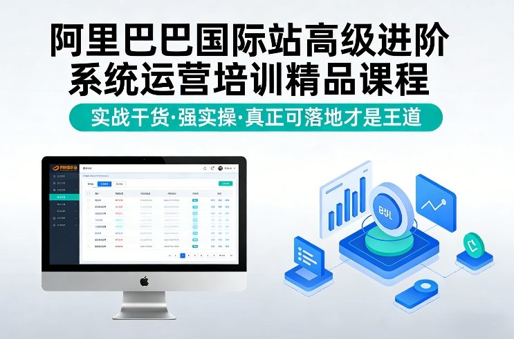 阿里巴巴国际站高级进阶系统运营培训精品课程，实战干货，强实操，真正可落地才是王道-52项目站