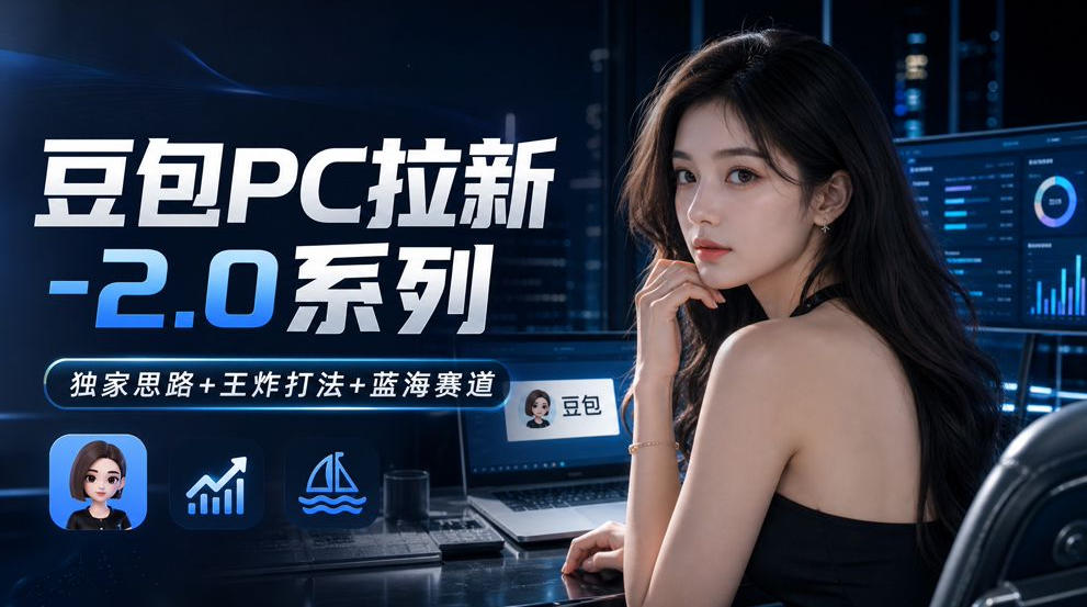 豆包PC拉新2.0系列-独家思路+王炸打法+蓝海赛道-52项目站