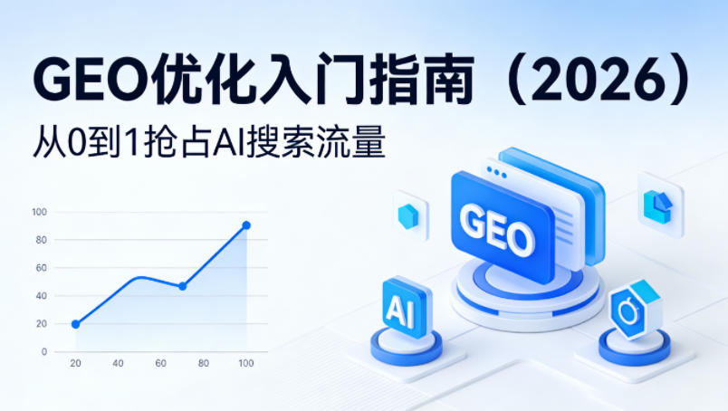 【最新】GEO优化入门指南(2026),从0到1抢占AI搜索流量-52项目站
