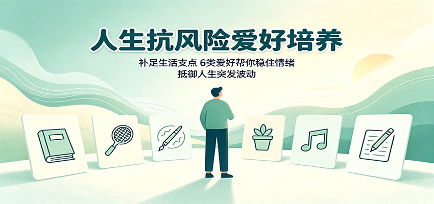 人生抗风险爱好培养：补足生活支点，6类爱好帮你稳住情绪，抵御人生突发波动-52项目站