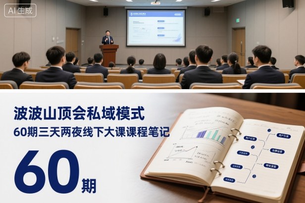 波波山顶会私域模式60期三天两夜线下大课课程笔记(文档)-52项目站