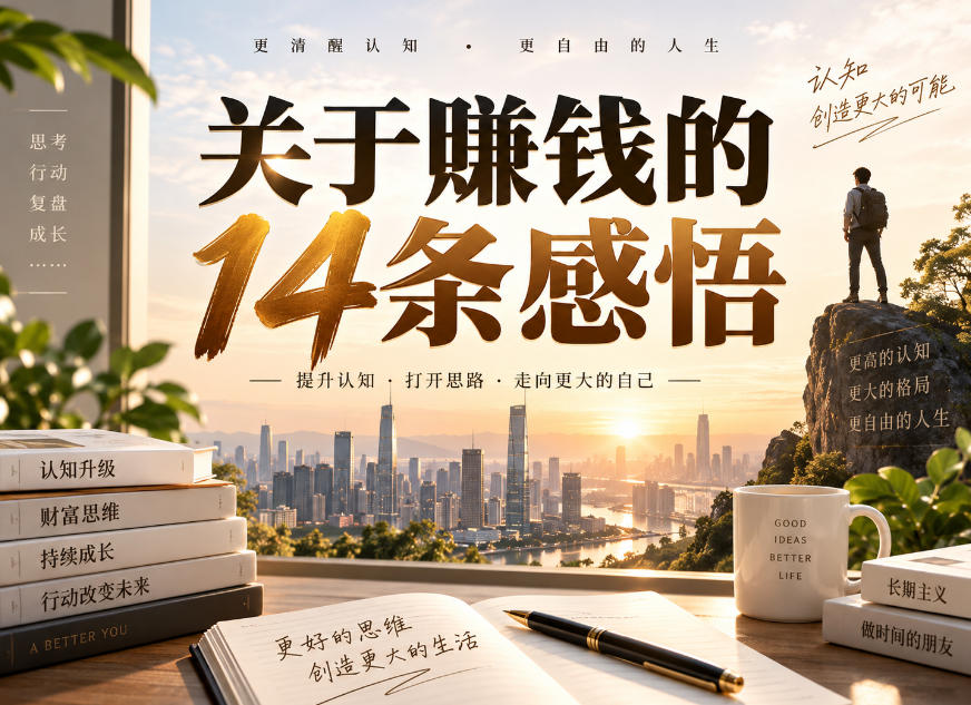 付费文章:关于賺钱的14条感悟-52项目站