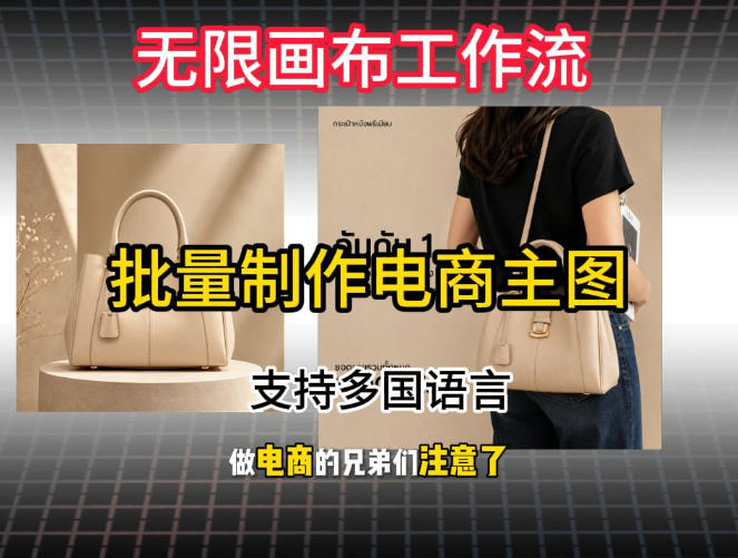批量复刻电商爆款主图工作流搭建教学，批量下载，支持多国语言，不管是国内电商还是跨境店群都能用-52项目站