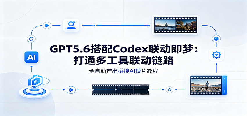 GPT5.6搭配Codex联动即梦：打通多工具联动链路，全自动产出拼接AI短片教程-52项目站